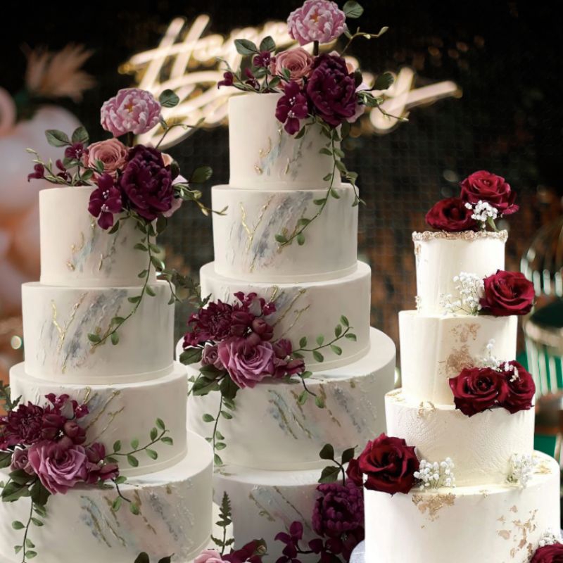 

wedding cake 5 tier//cake reflika//dummy cake//GRATIS CAKE SUAP-SUAPAN PENGANTIN