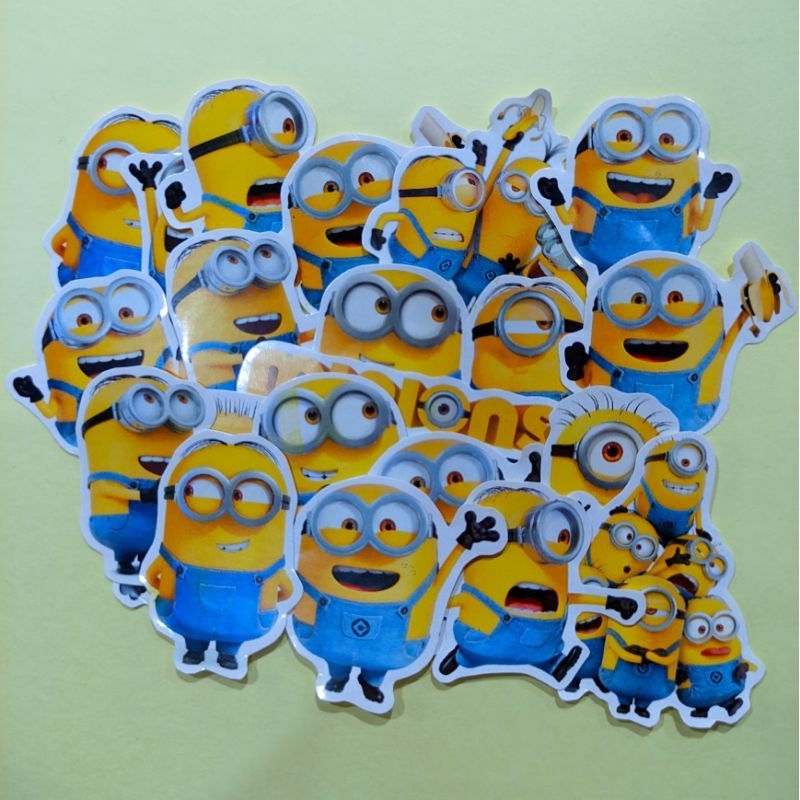 

Stiker Minions 20pcs Sudah Dipotong Tinggal Tempel