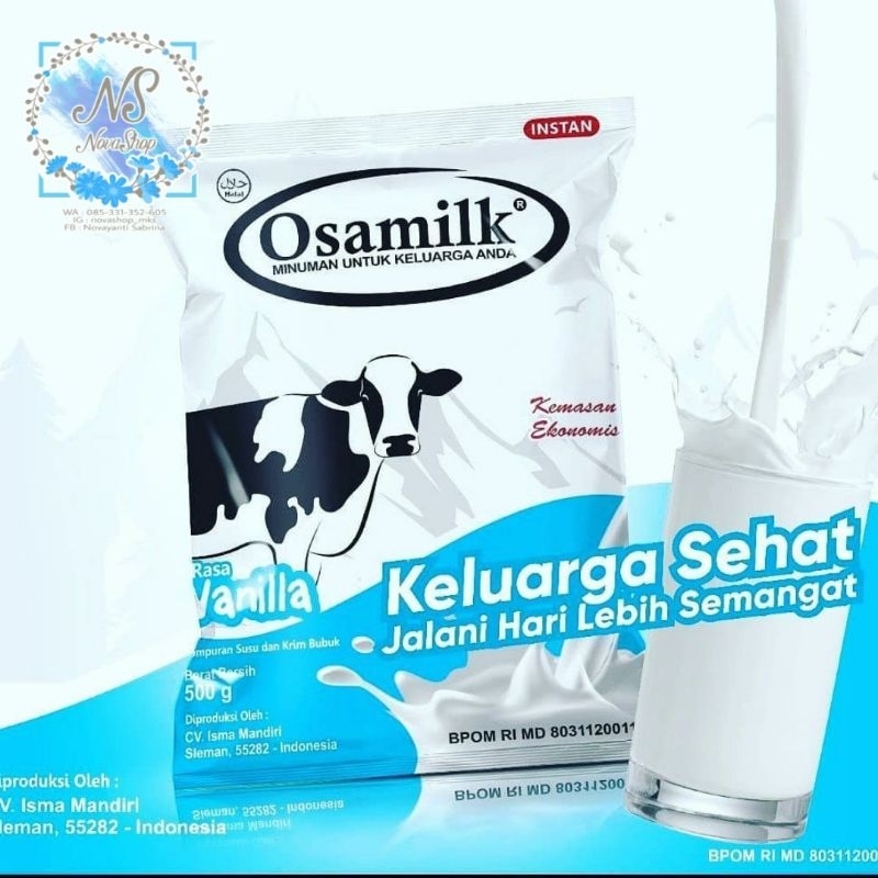 

SUSU OSAMILK VANILLA & COKLAT