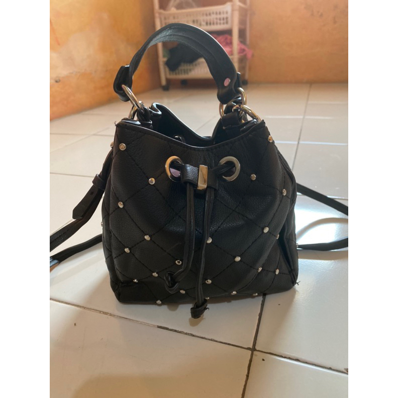 TAS ZARA PRELOVED SECOND BEKAS BUCKET BAG
