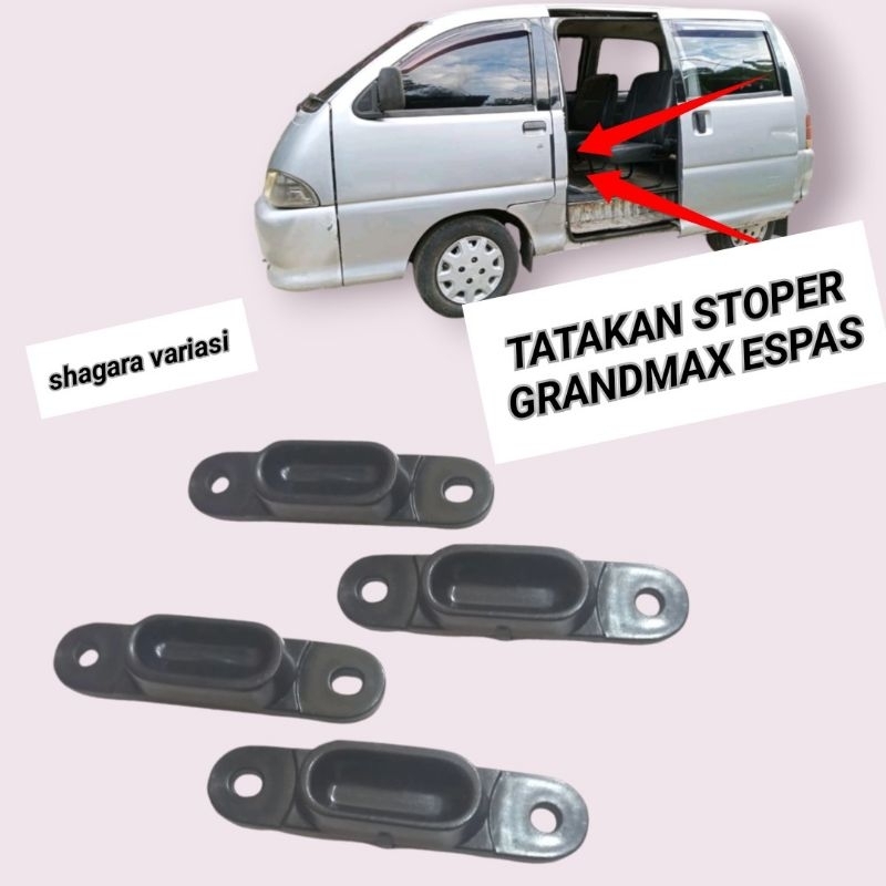 PLASTIK STOPER PINTU SLEEDING ESPAS GRANDMAX  / PLASTIK TATAKAN  PINTU  GESER MOBIL GRANDMAX LUXIO E