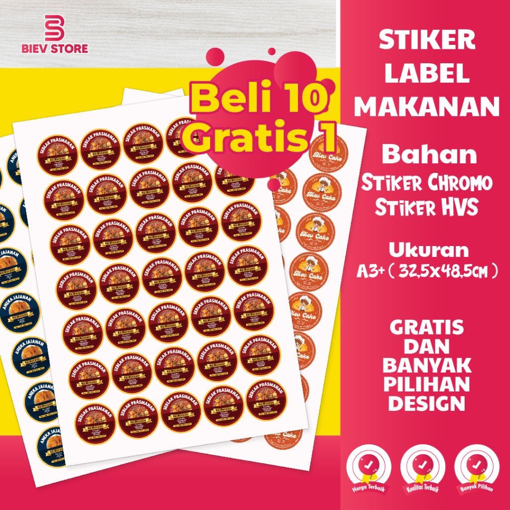 

STIKER LABEL MAKANAN | STIKER LABEL CUSTOM DESAIN | STIKER LABEL MURAH BERKUALITAS