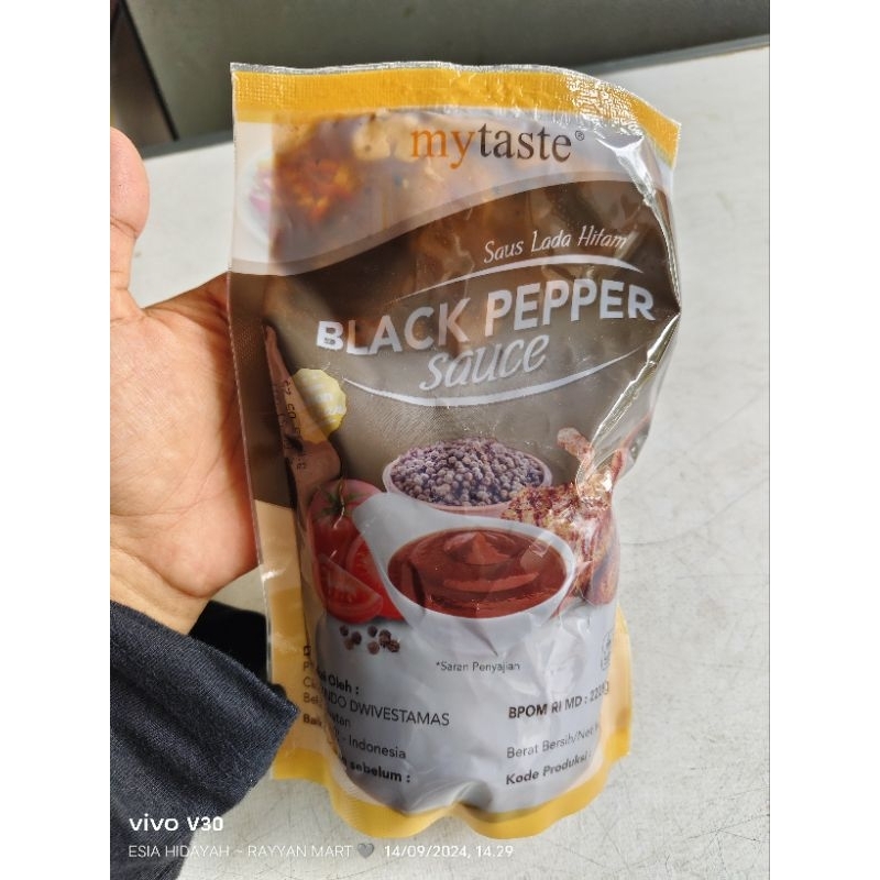 

my Taste saos Lada Hitam 500 gr | blackpepper sauce 500 gr | black pepper sauce