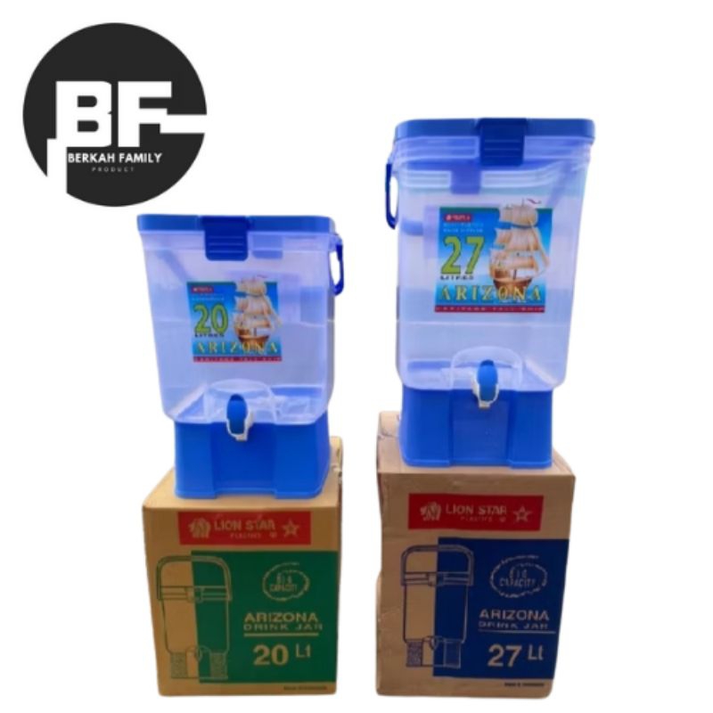 KHUSUS GOJEK ARIZONA DRINK JAR / DISPENSER AIR ES 27 LITER LION STAR TEBAL