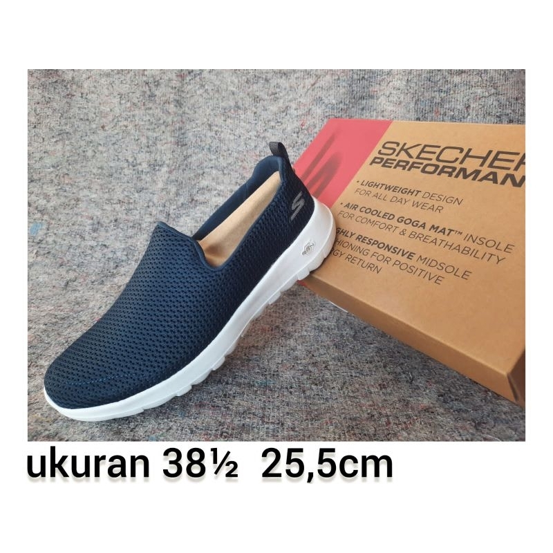 sepatu skechers cewek slipon slop skechers women original gowalk joy