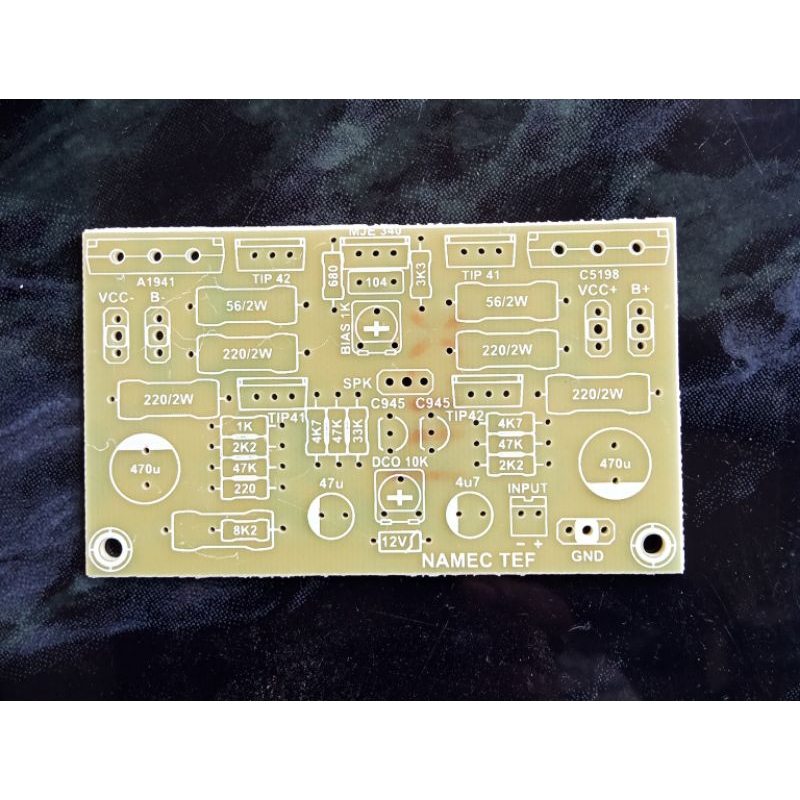 PCB NAMEC TEF Bias Servo FR4