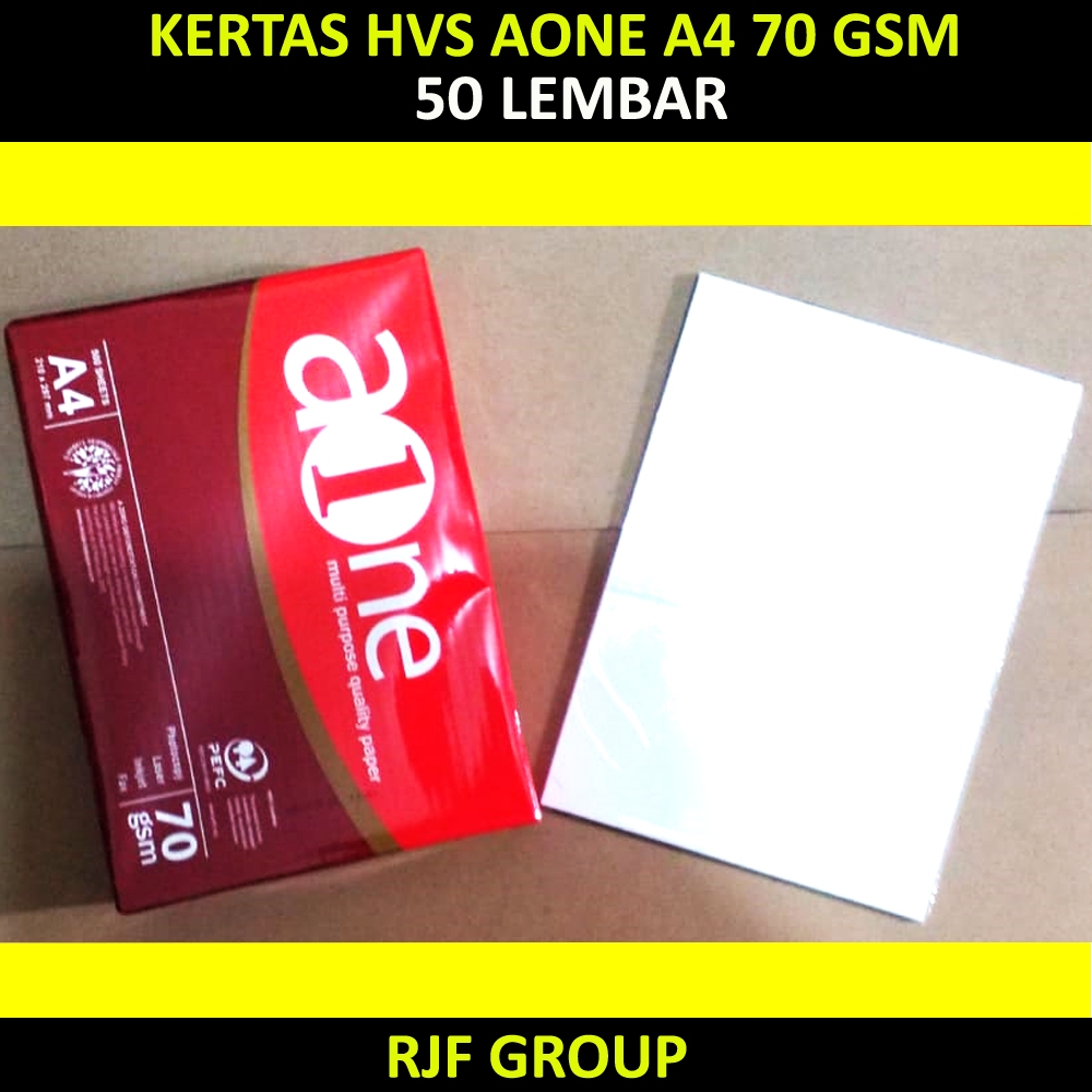 

KERTAS AONE FC 70 A4 50 LEMBAR