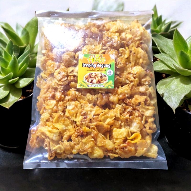 

Jagung Geprek Pedas Manis 250gr Emping jagung Bstak Camilan Jajanan Kiloan Cemilan Enak