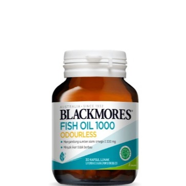 BLACKMORES ODOURLESS FISH OIL 1000 30 KAPSUL