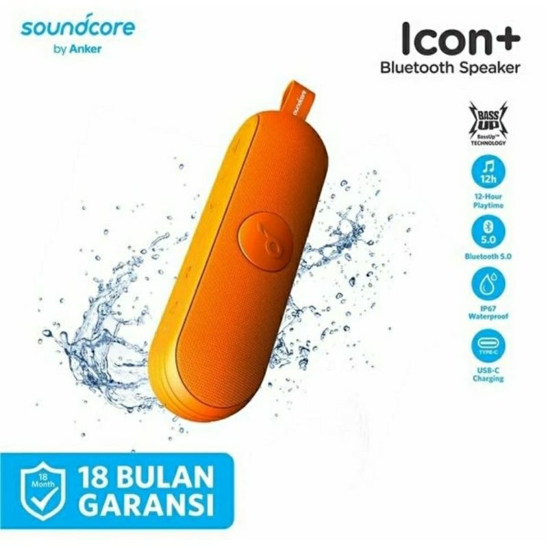Anker soundcore icon plus speaker stereo original garansi resmi -A3123