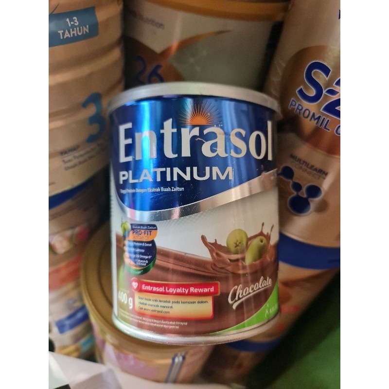 

Entrasol platinum coklat 800 gram exp 2026