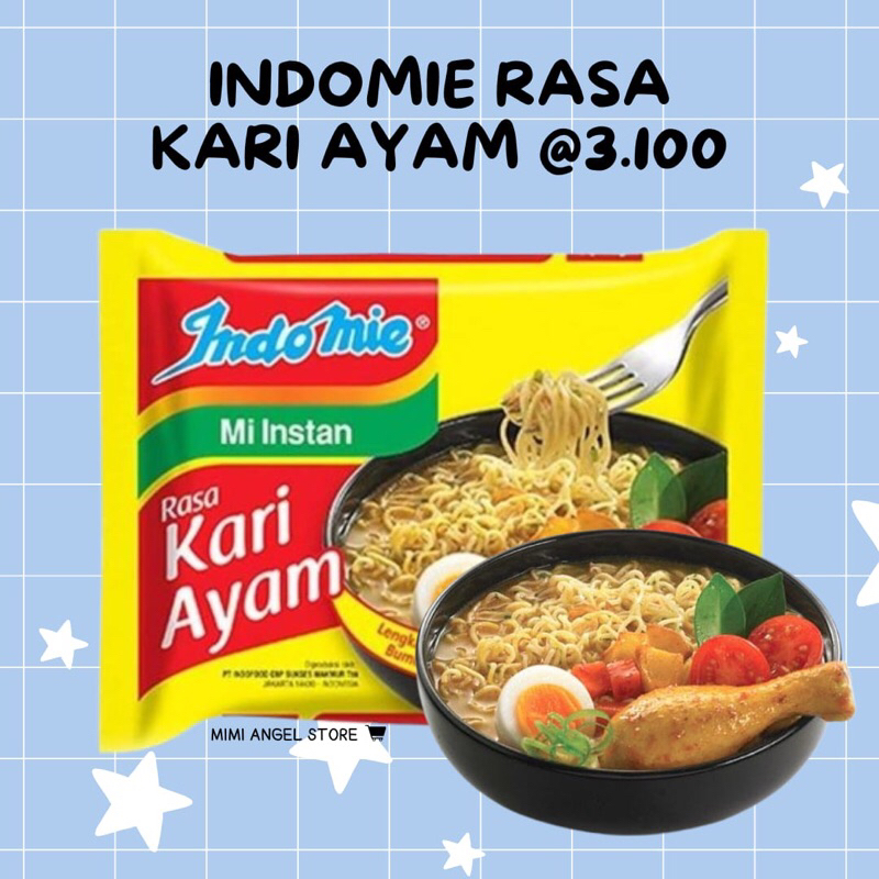 

Indomie rasa Kari Ayam - Harga Per Pcs