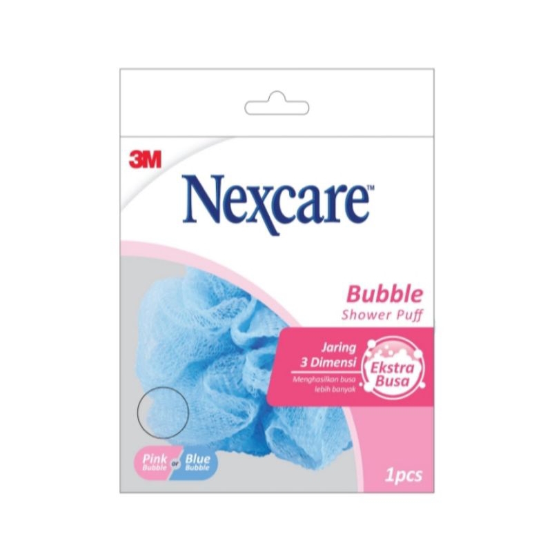 3M Nexcare Spoons Mandi Buble Shower Puff Pink