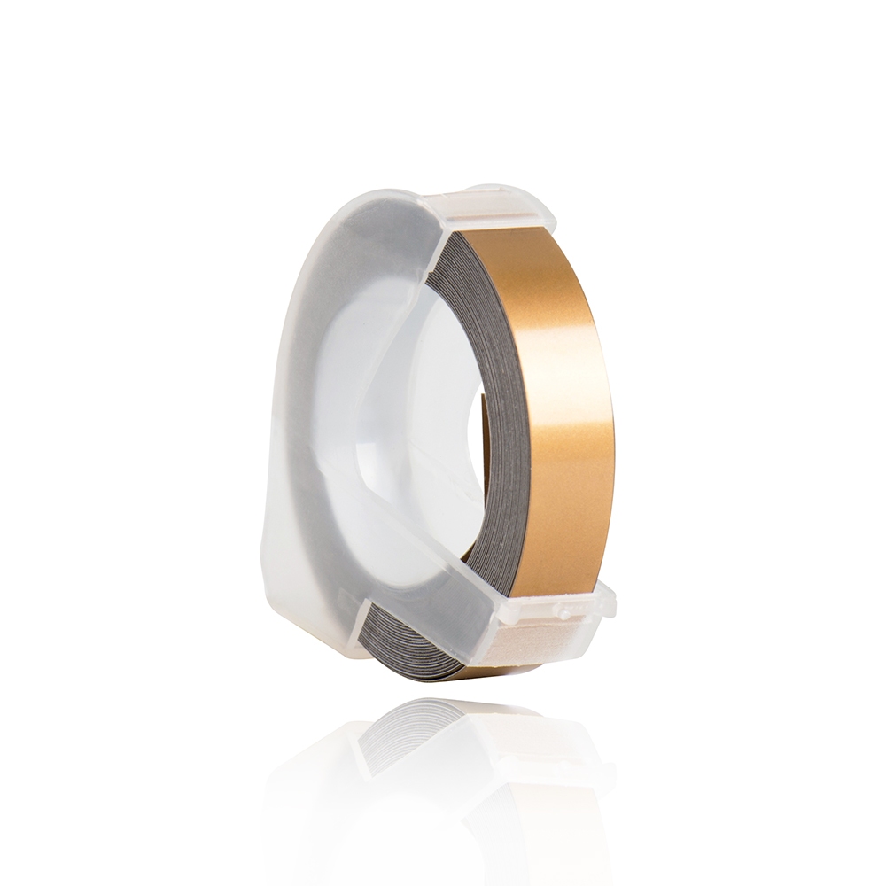 

Champagne gold Refill Tape Laber Maker merk Cidy emboss 9mm X 3m