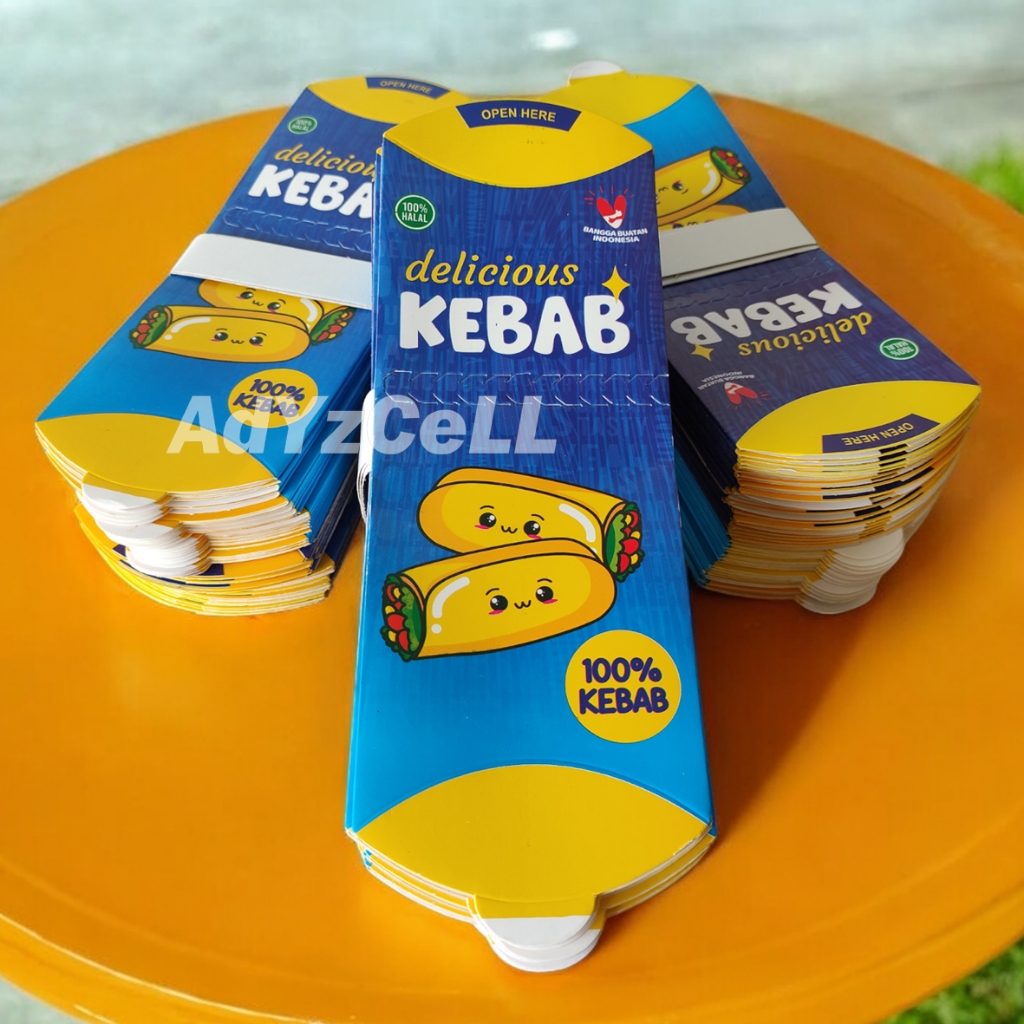 

BOX Kebab MURAH | Kertas Kebab | Wadah Kebab | FrozenFood
