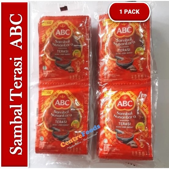 

Sambal Terasi Khas Jawa Bara - ABC Nusantara Sachet | Isi 10 x 18gr [ Harga Per PACK ]