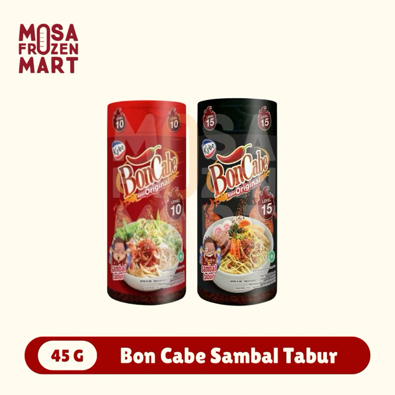 

Bon Cabe Sambal Tabur 45 G Level 10 & Level 15 | Cabai Tabur