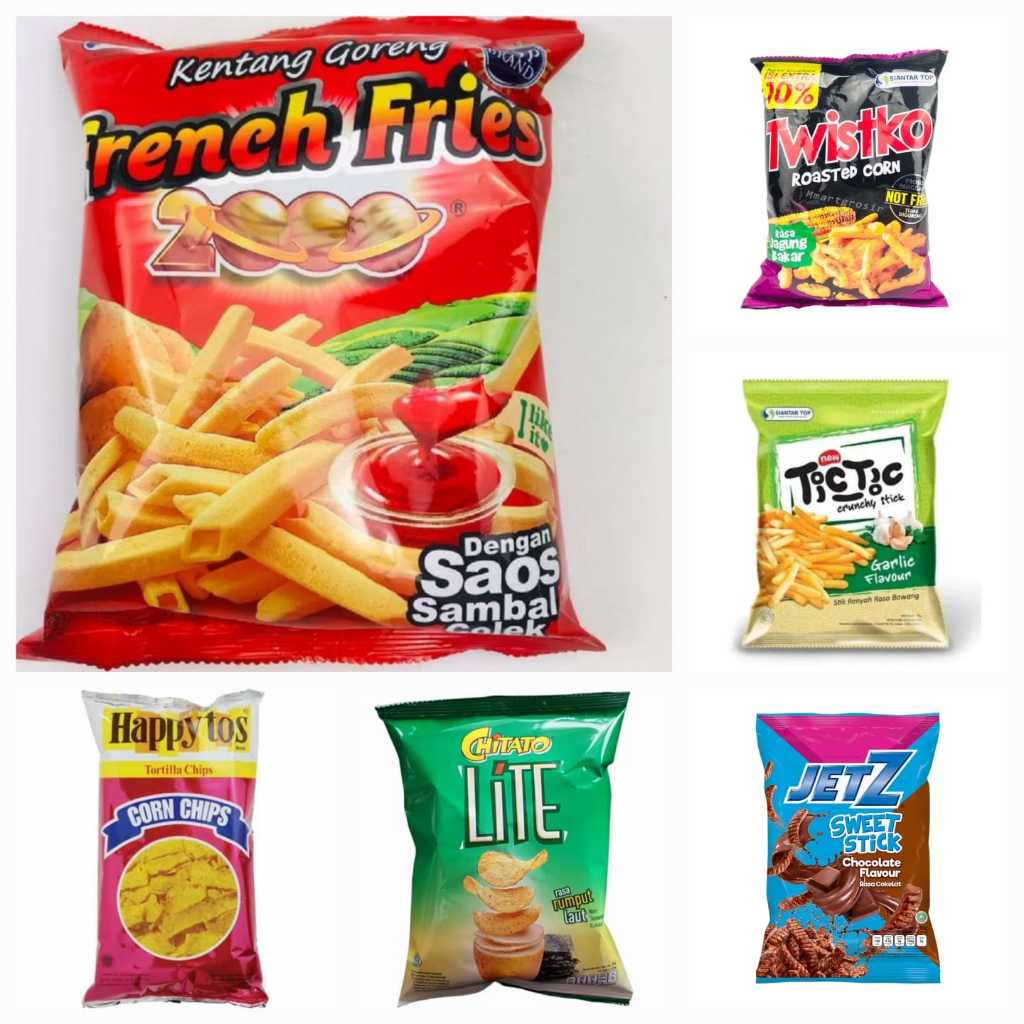

Aneka cemilan kerupuk dan keripik kentang part 2