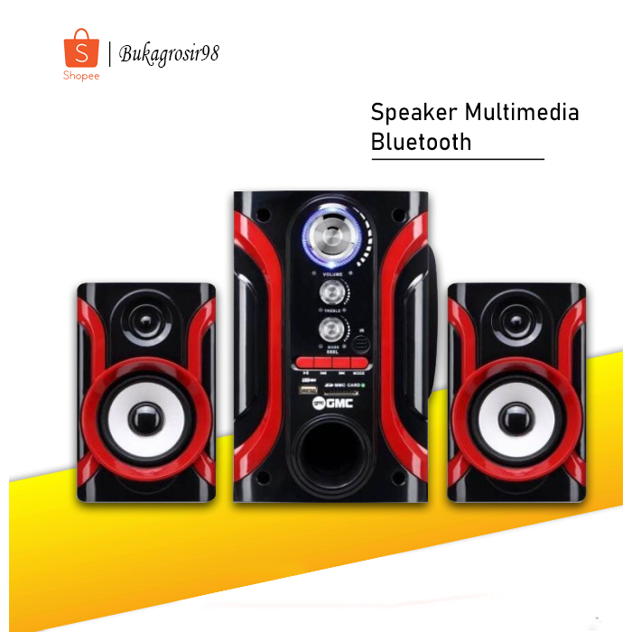 SPEAKER AKTIF BLUETOOTH GMC 888L/888k BT MULTIMEDIA Warna RANDOM