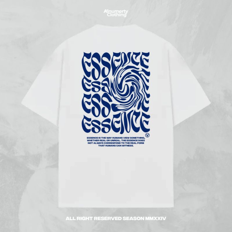 T-SHIRT ALNUMERTY ESSENCE / PAKAIAN COWO CEWE / KAOS DISTRO / ATASAN PRIA WANITA CASUAL / OUTFIT SKE
