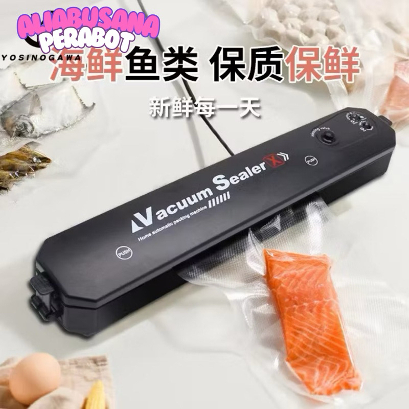 VACUM SEALER PACKING / VACUM SEALER PEREKAT MAKANAN / MERAPATKAN MAKANAN / VACUM MAKANAN / LEBIH TAH