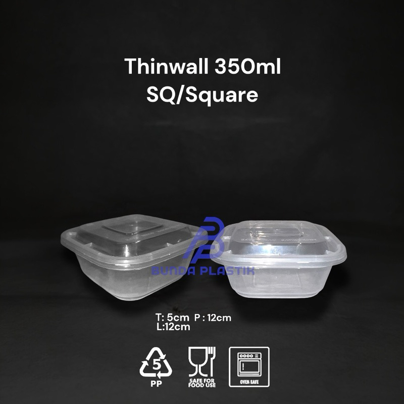 Thinwall 350ml SQ/Square DM