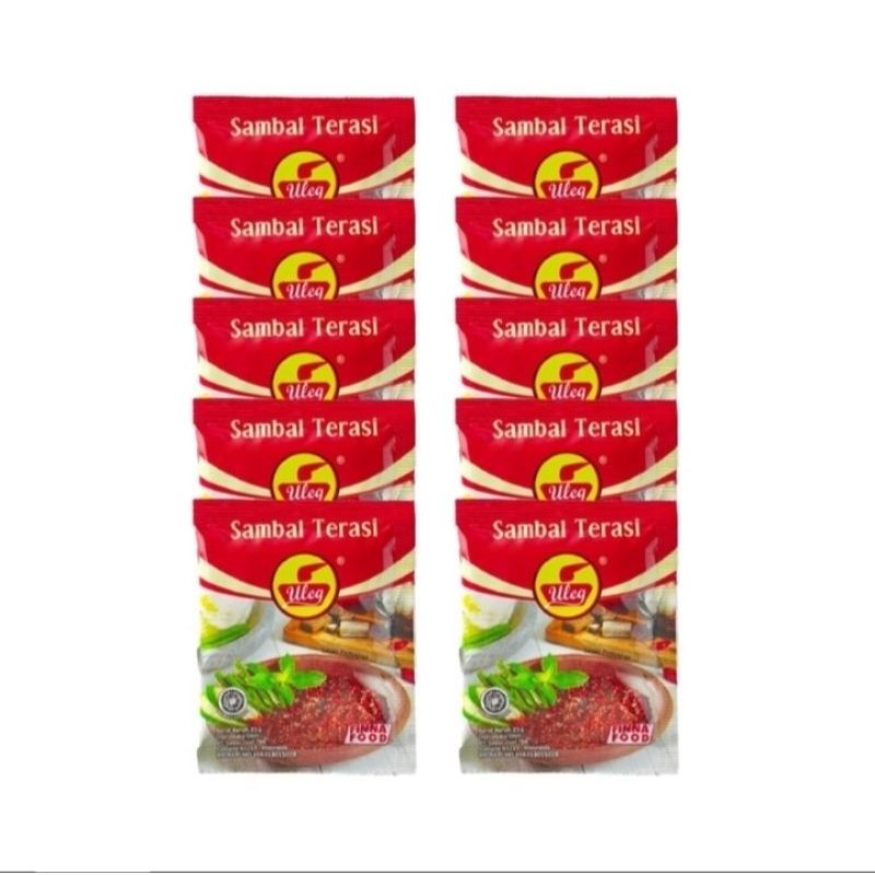 

sambal terasi uleg sachet isi 10sachet 15g / sambal terasi serenteng