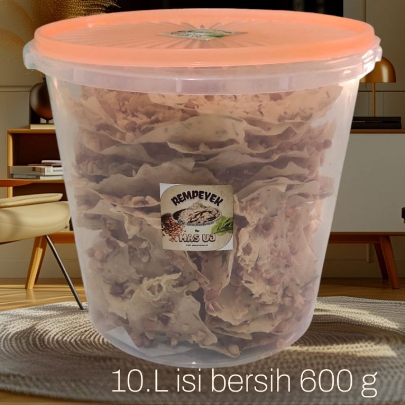 

Rempeyek Mas uj toples 10L