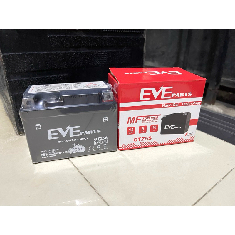 AKI KERING EVE GTZ5S 12V 5AH 10HR