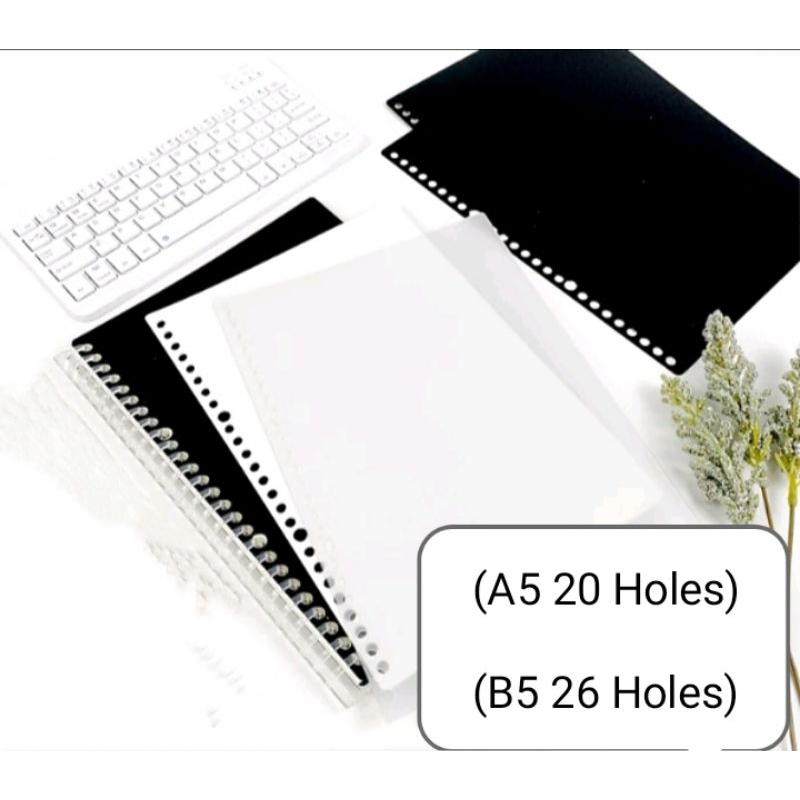 

MIKA - Cover Binder A5 & B5 / Cover Loose Leaf A5 & B5 / Sampul Loose Leaf Bahan Mika Tebal / Sampul