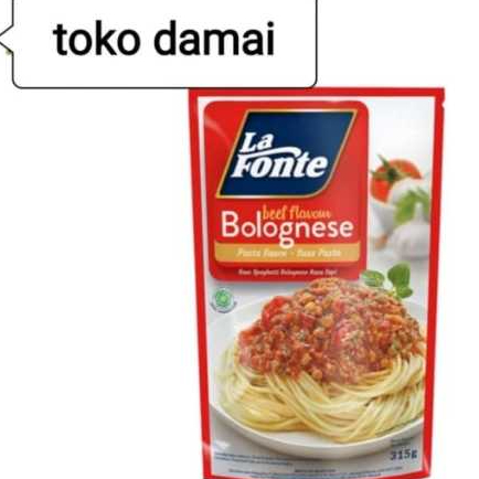 

la fonte saus pasta bolognese 315gr