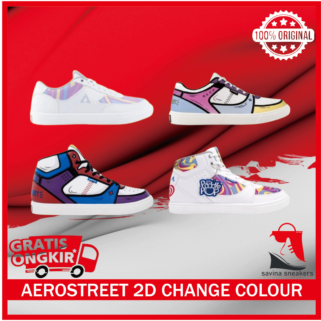 Aerostreet Hoops 2D Thermocromic | Aerostreet Hoops 2D Change Colour Low  | Aerostreet 2D Change Col