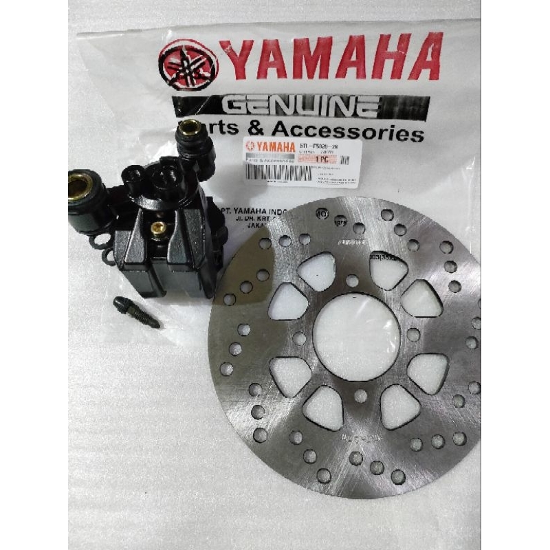 piringan cakram set plus kaliper rem depan mio lama mio sporty