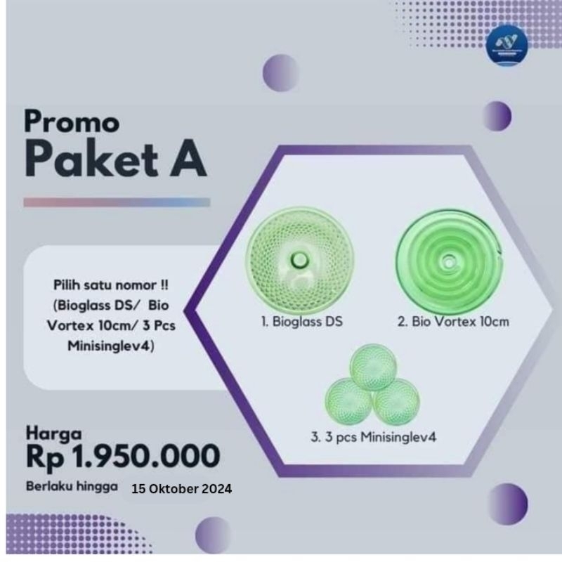 Bioglass Original MCI, Kalung kesehatan gelang kesehatan pendant MCI. Paket Produk Original MCI.