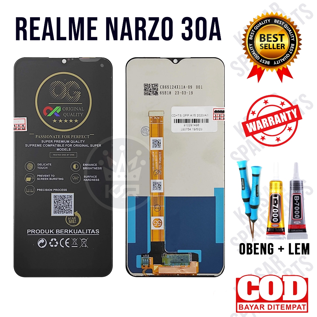 Lcd Touchscreen REALME NARZO 30A Original Lcd REALME NARZO 30A Fullset OEM Quality