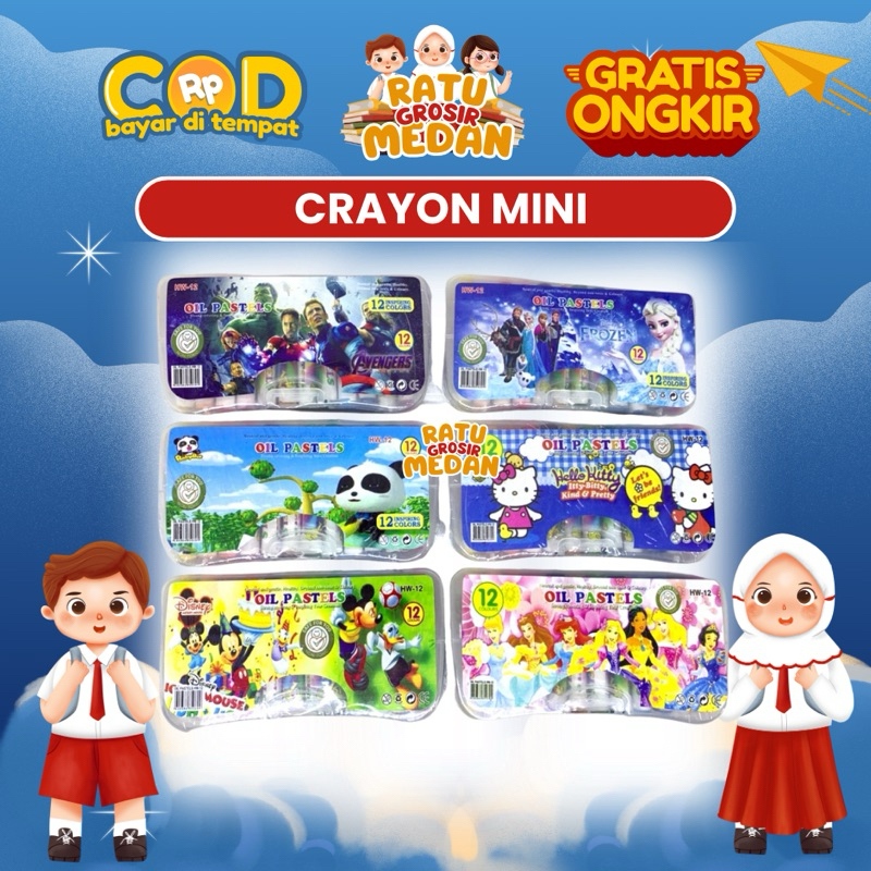 

Crayon Mini 12 Warna