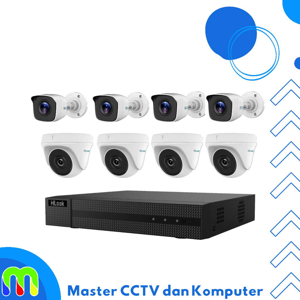 Paket CCTV 8 Channel 8 Kamera 5mp
