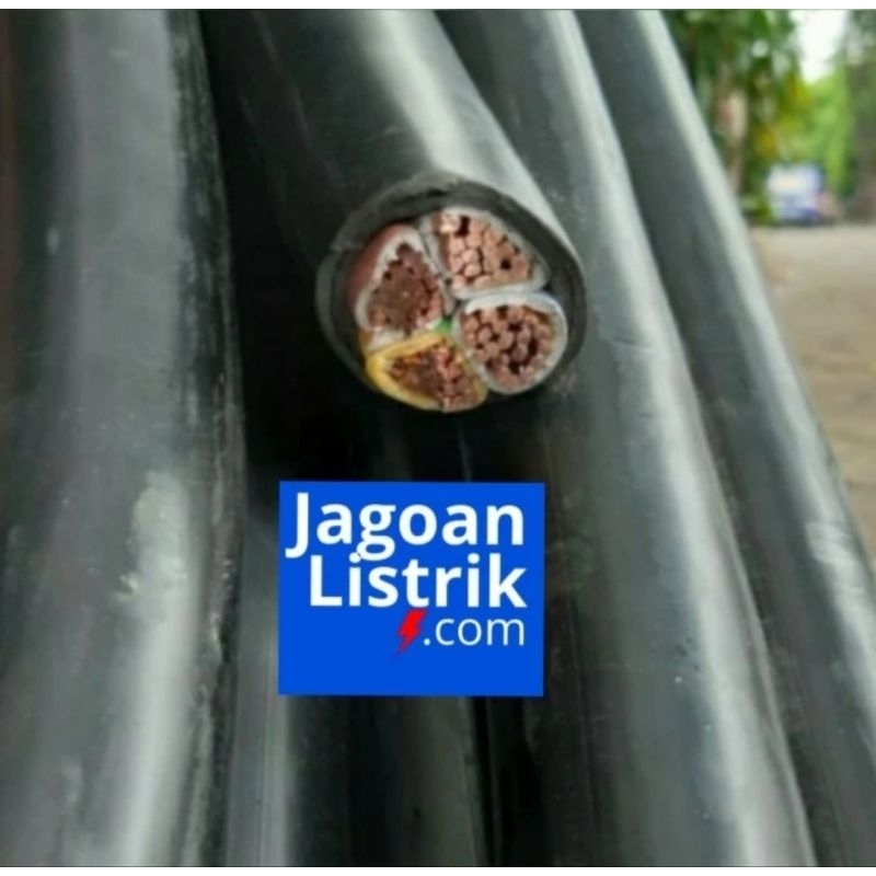 Kabel Listrik NYY 4x95 mm2 SUPREME Hitam NYY 4 x 95 mm Kawat Tunggal Supreme ( Ecer )