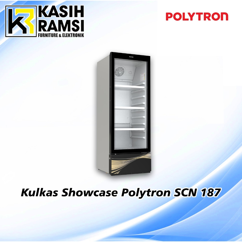 Kulkas Showcase Polytron SCN