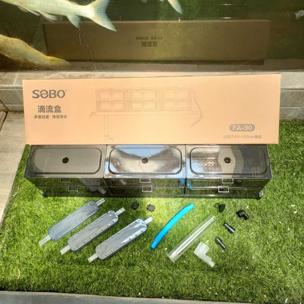 SOBO FA 90 - BOX TOP FILTER 80-100CM TRICKLE AQUARIUM ATAS 2 SUSUN FA90
