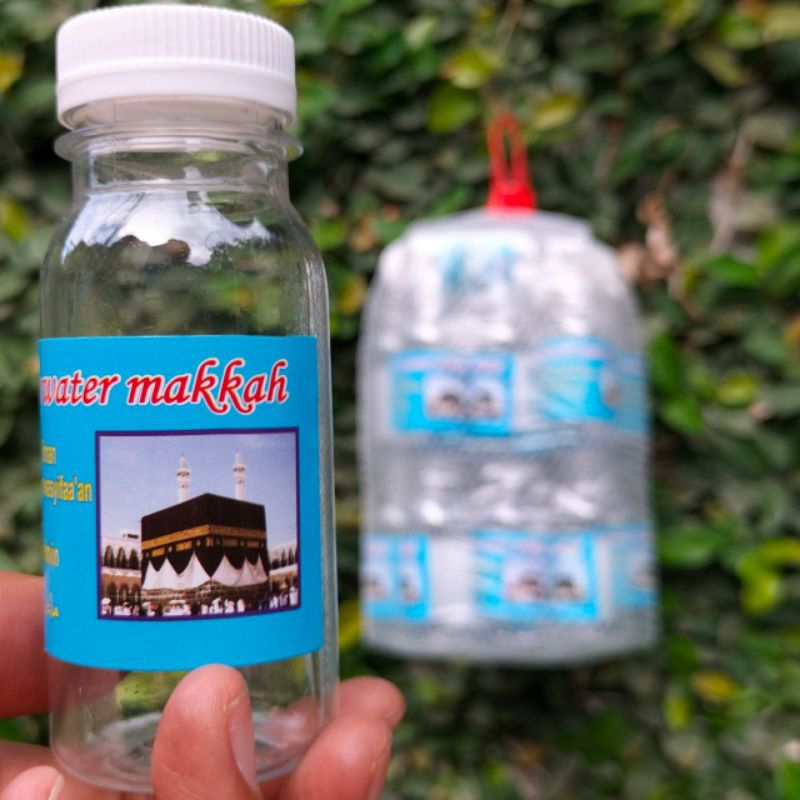 botol kosong air zamzam 80 ml