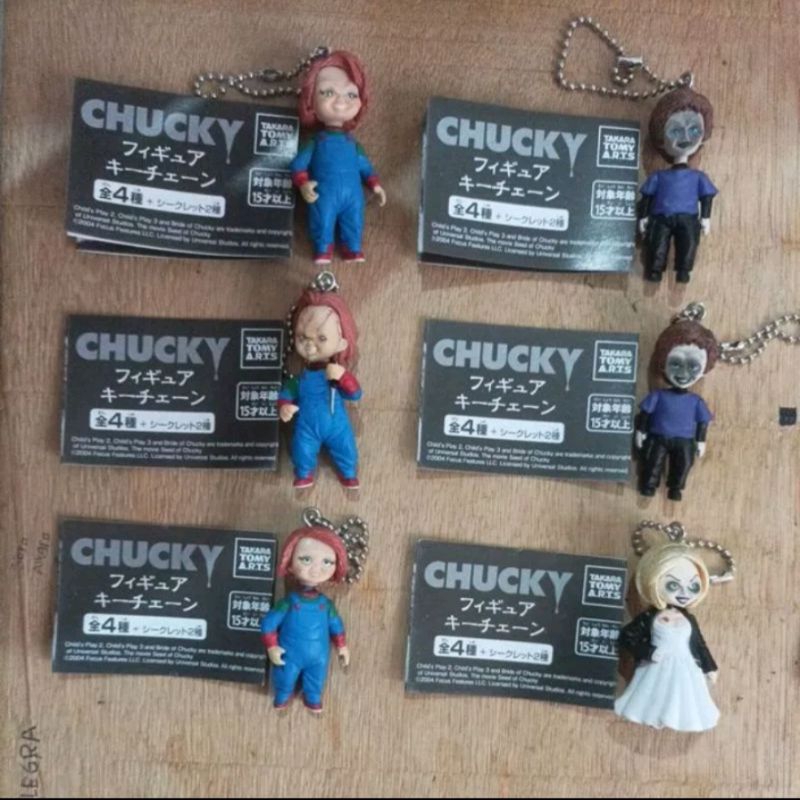 figure nightmare chucky gantungan kunci
