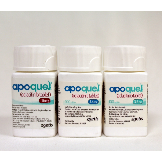 [10 Tablet] Apoquel Obat anti gatal tablet 3,6mg / 5,4mg / 16mg Obat Anti Gatal & Alergi Anjing