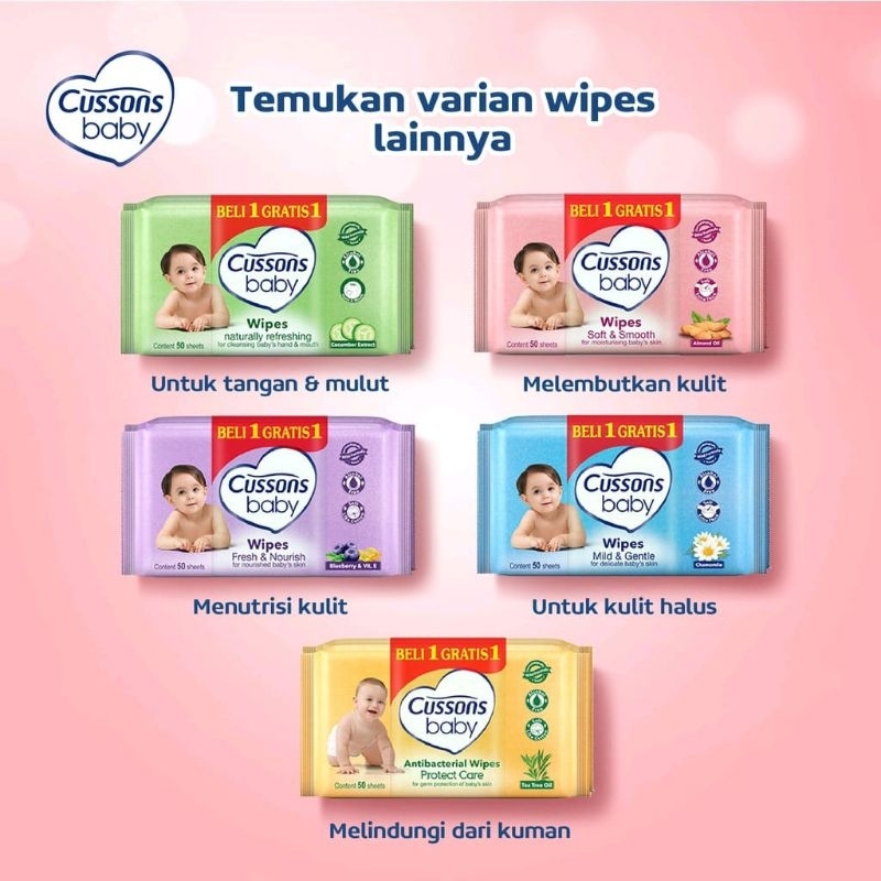 CUSSONS BABY WIPES / TISSUE BASAH CUSSONS