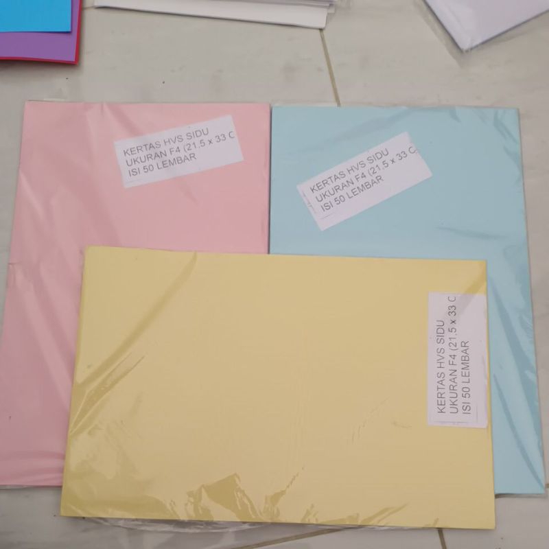 

kertas hvs ukuran f4/A4 tulis dico