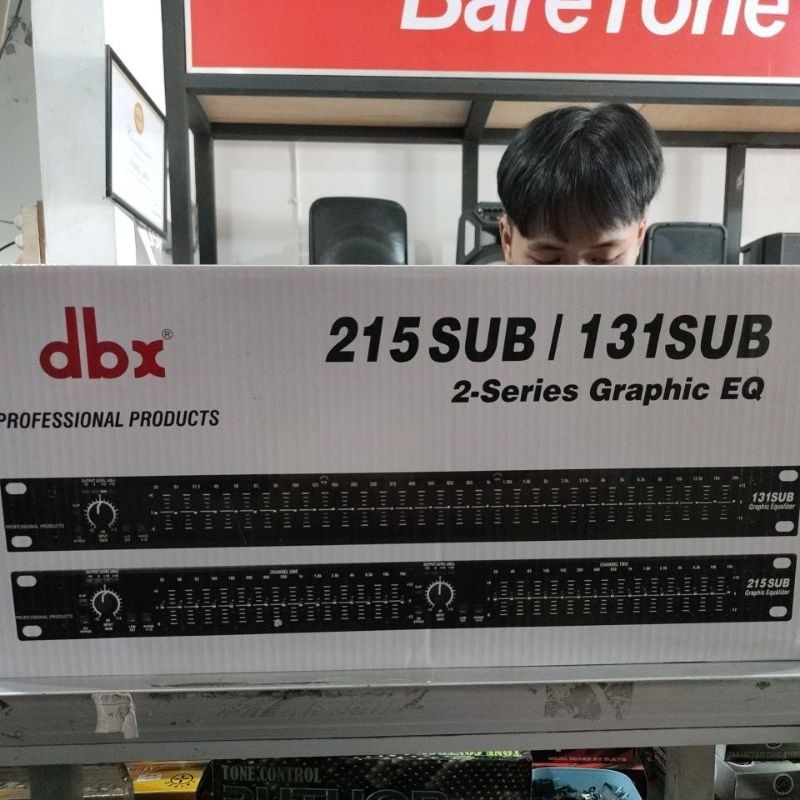 EQUALIZER DBX 215 SUB/131 SUB 2-SERIES GRAPHIC EQ