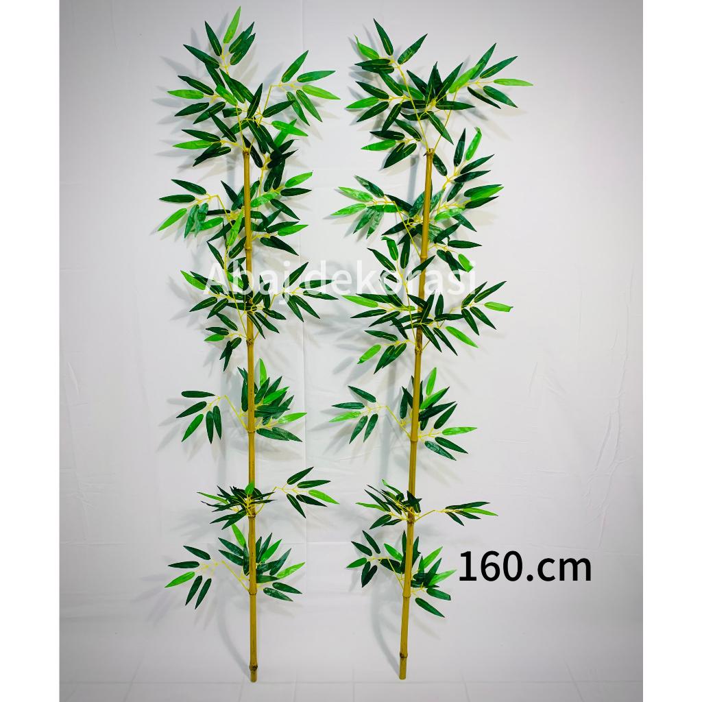 Batang Bambu Artificial 160cm Bambu Cendani hiasan dekorasi rumah tanaman plastik hias pohon pojok