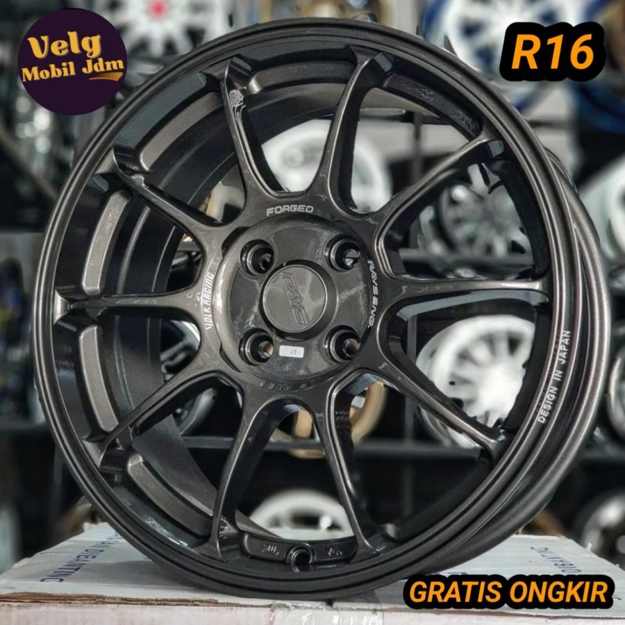 velg ring 16 ZE40 LEBAR 7 ET 42/45 velg racing r16 mobil raize rocky jazz yaris freed ignis brio sig