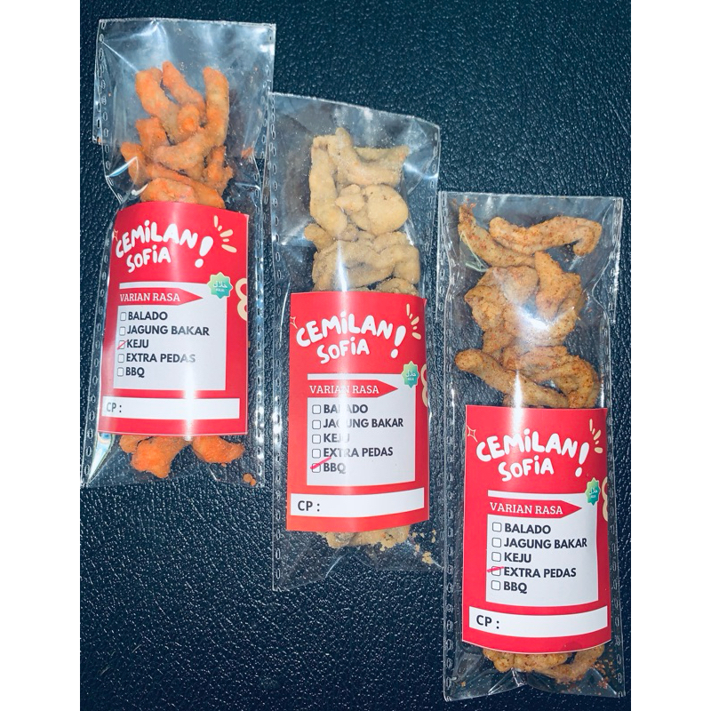 

USUS CRISPY CEMILAN SOFIA BANYAK RASA 25Gram-+ TERMURAH, RENYAH & TIDAK KERAS