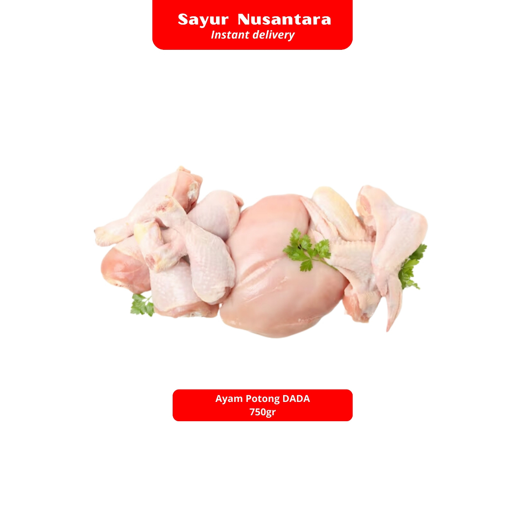 

Daging Ayam Potong Dada 750gr - Sayur Nusantara